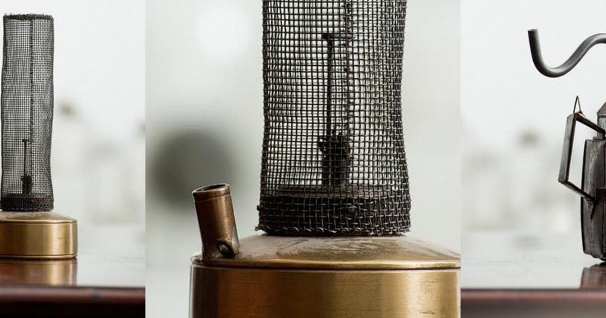 Humphry Davy s miners safety lamp Royal Institution